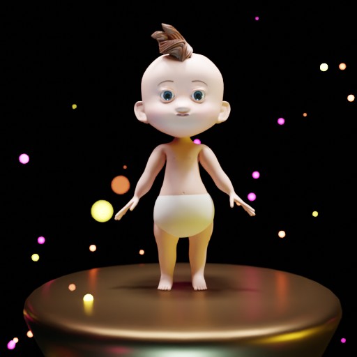 3d model baby Apex Aline