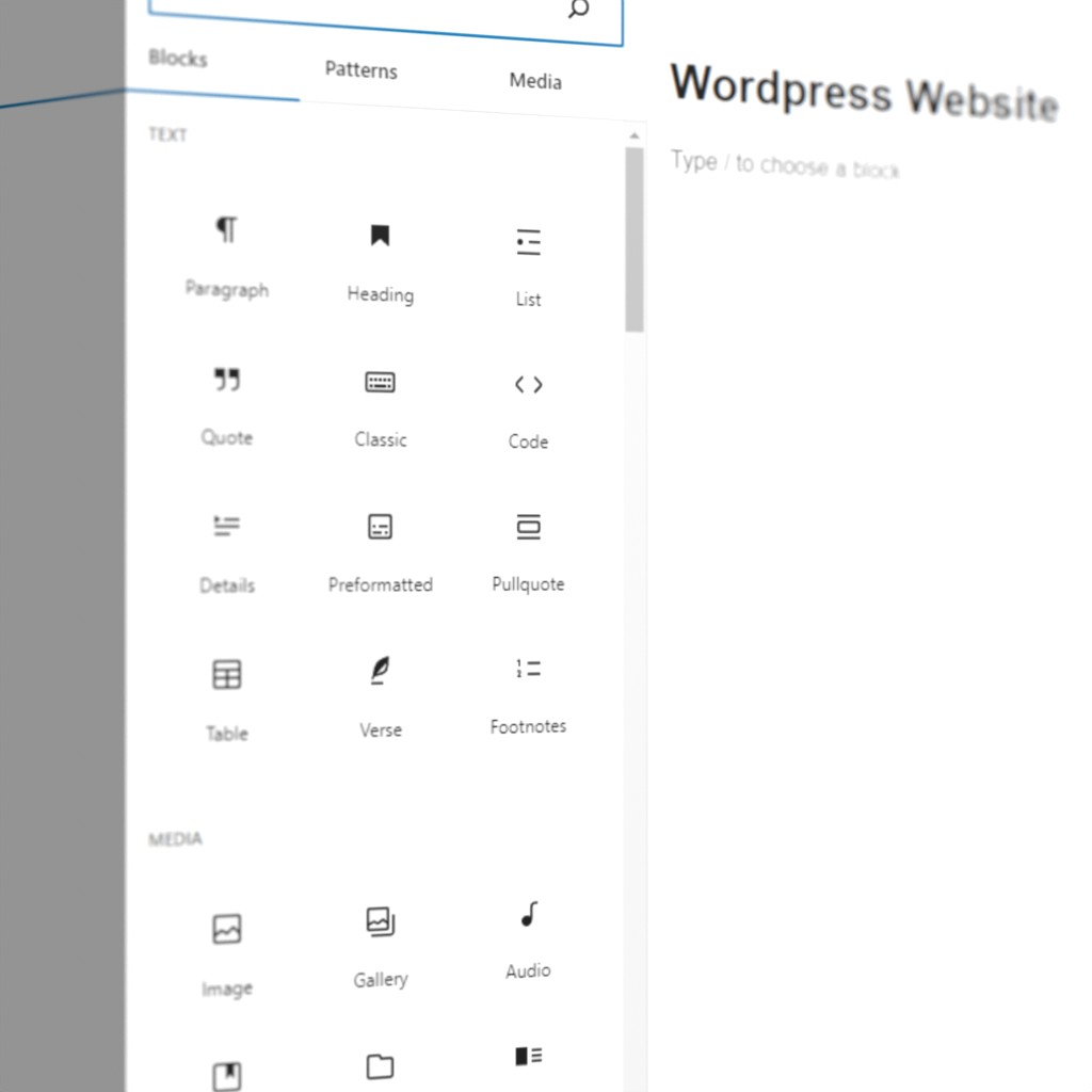 wordpress editor Apex Aline